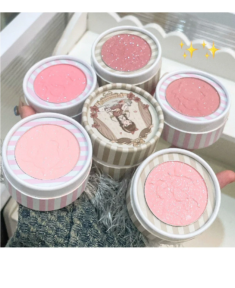 【对对碰】HERORANGE~腮红显白裸妆粉质细腻细闪哑光修容胭脂