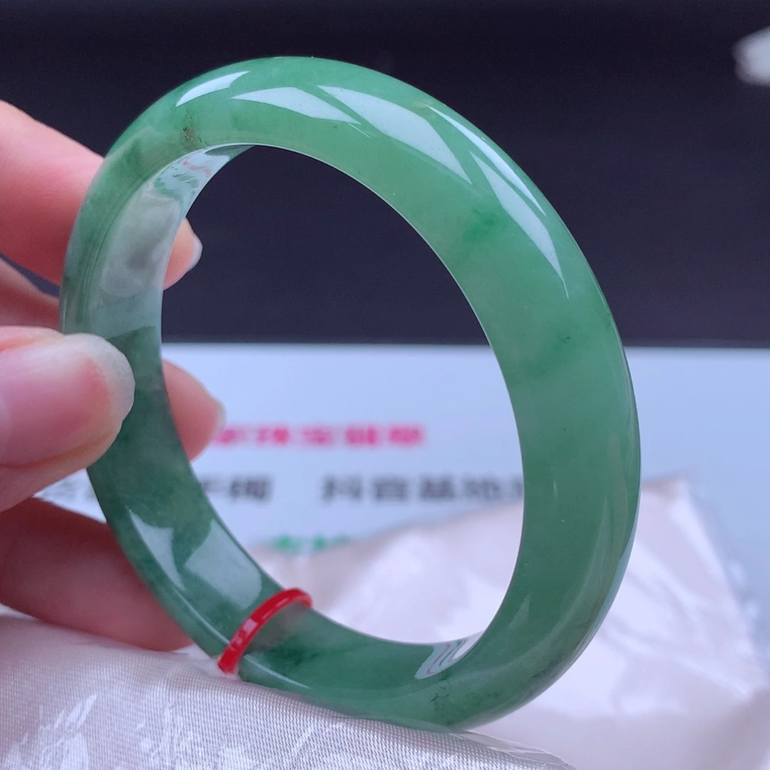 翡翠未镶嵌手镯手镯22055