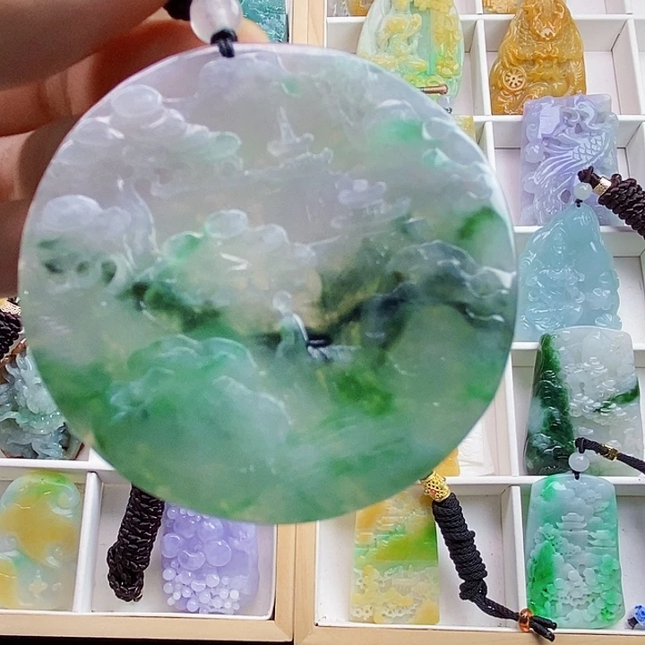 颈饰未镶嵌翡翠翡翠