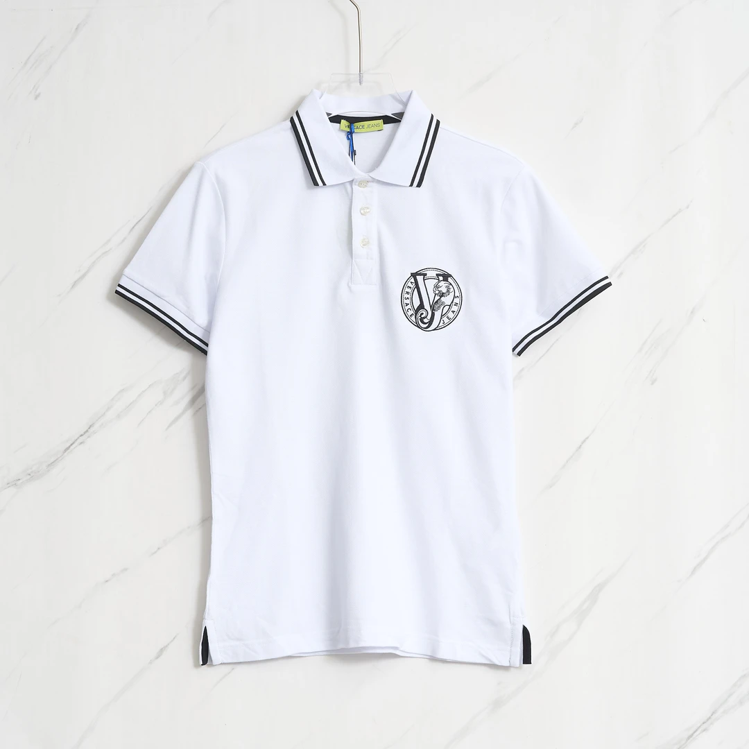 Versace Jeans男士字母刺绣polo衫/VSBU00868