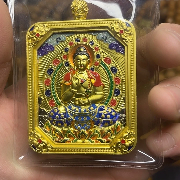 猴头核桃吊坠唐卡