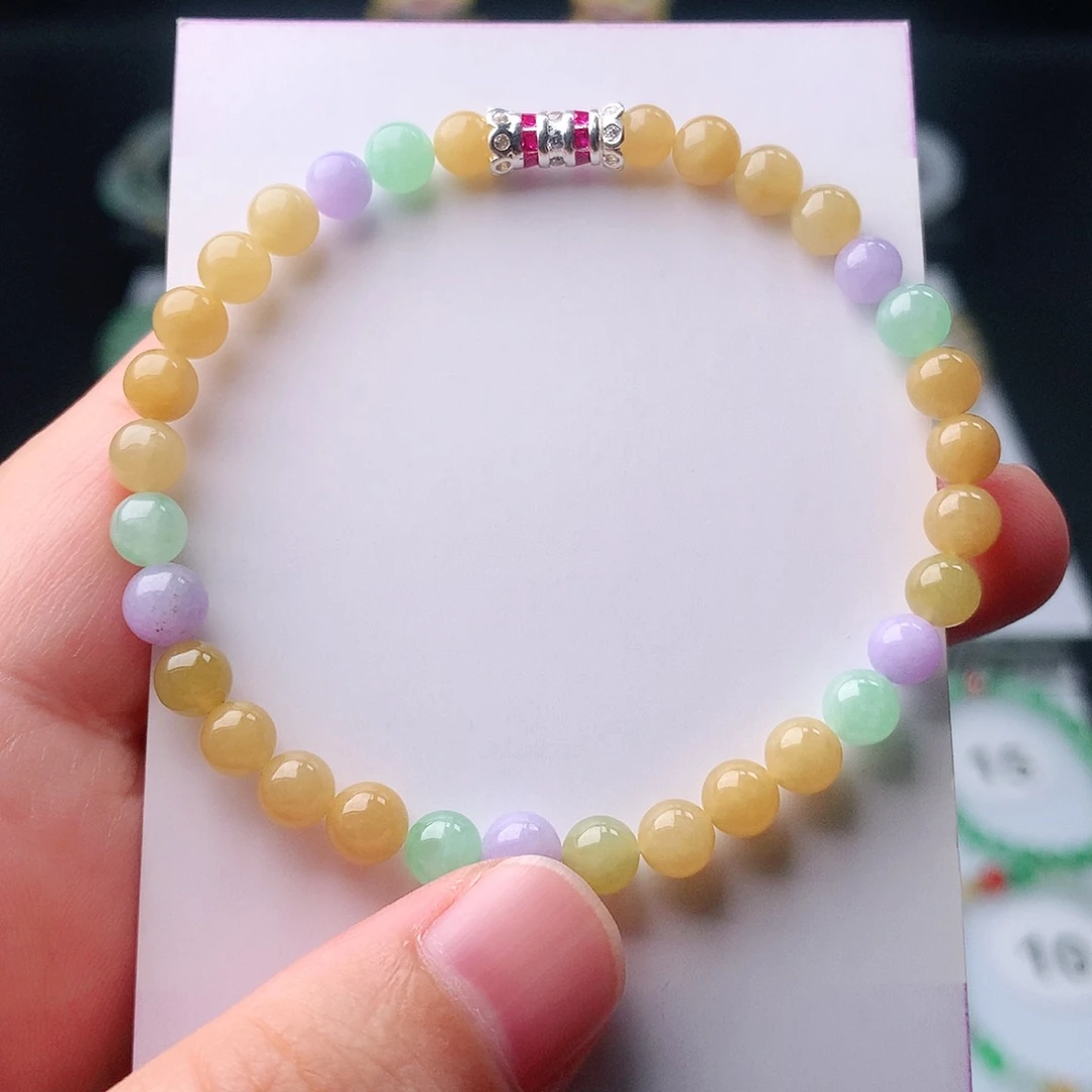 未镶嵌手链翡翠翡翠