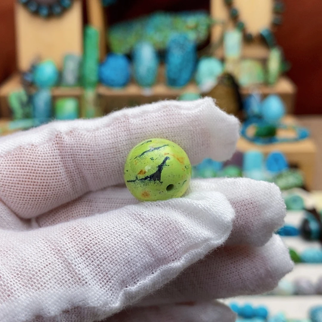 定制绿松石菜籽圆珠