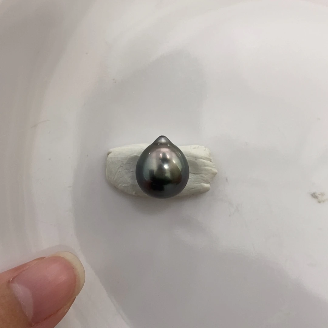 裸珠海水珍珠大溪地11.6mm微瑕