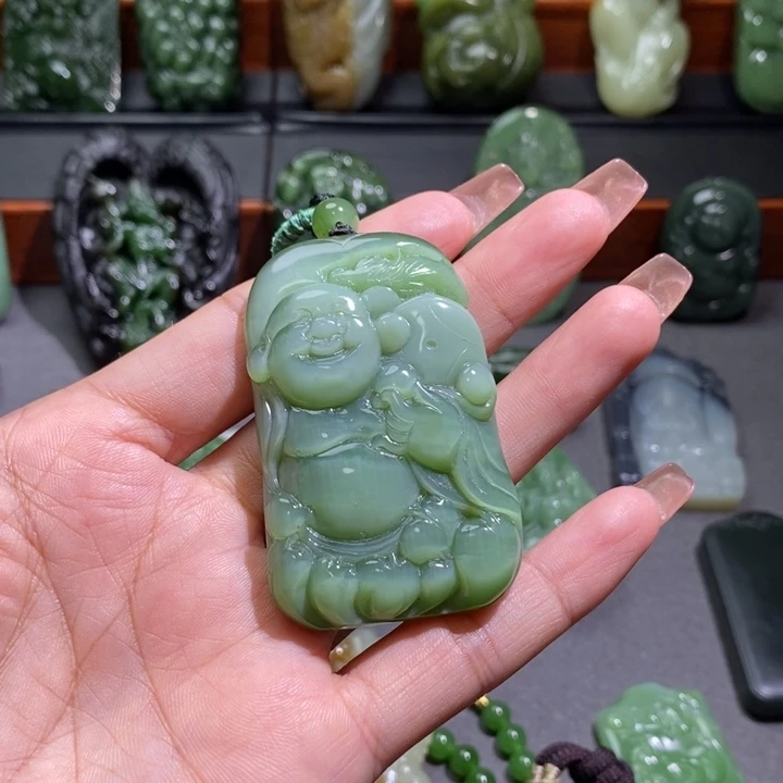 未镶嵌和田玉挂件龙****吖