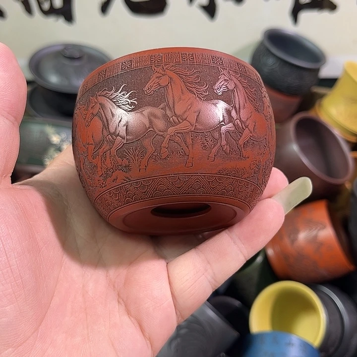 茶杯紫砂全手工紫砂主人杯