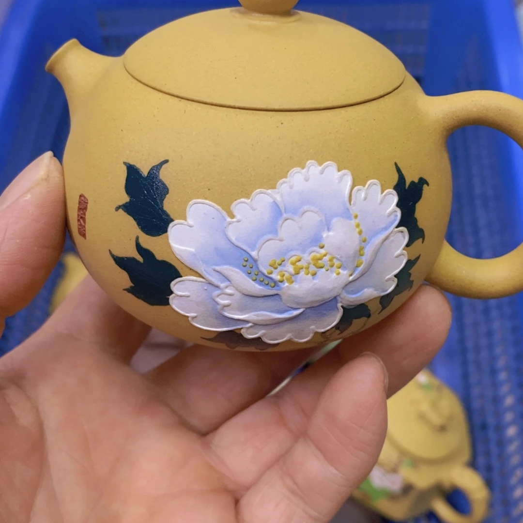 茶杯绿泥紫砂紫砂