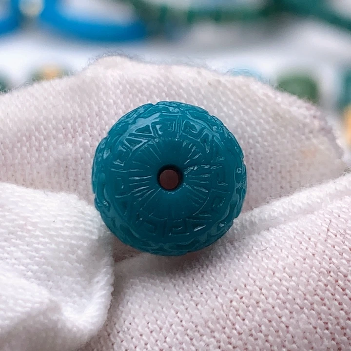 绿松石车挂未镶嵌