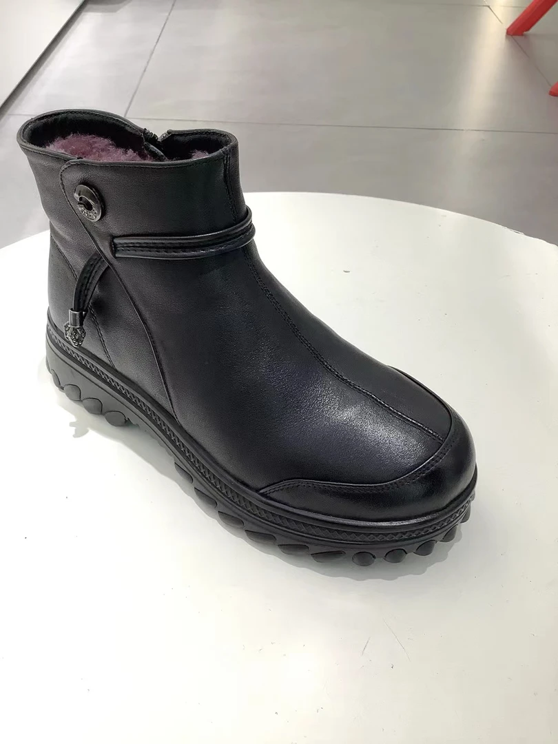 2025新款冬季不倒翁防滑皮毛一体88699-7