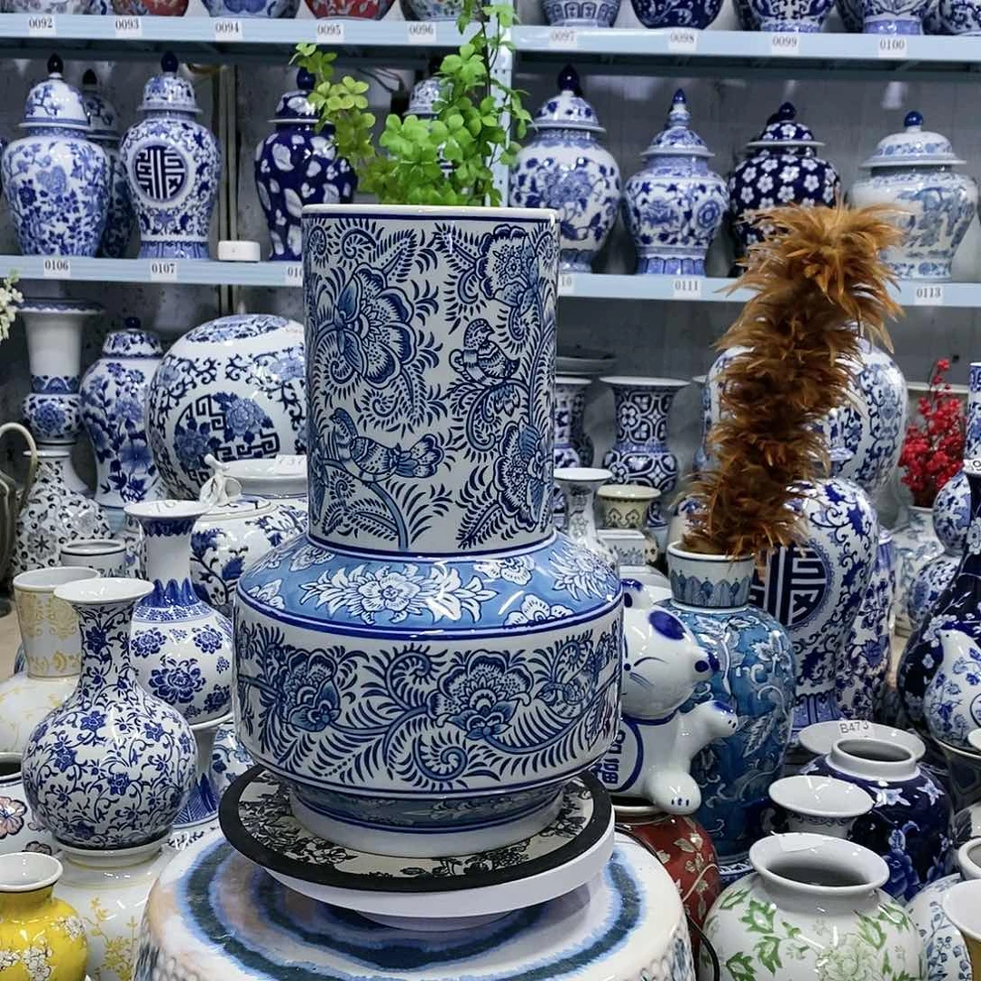 【闪购商品】摆件炮筒瓷器摆件…………………………