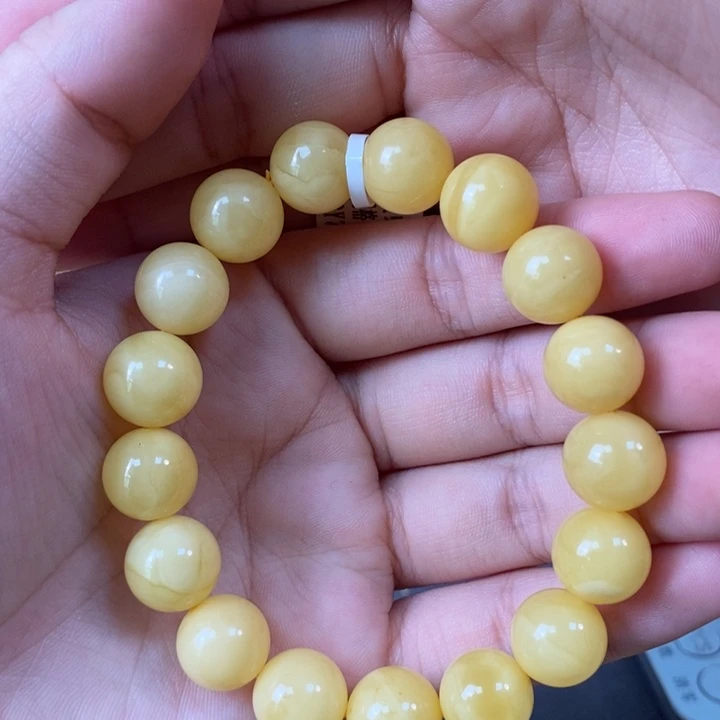 未镶嵌琥珀裸石手串