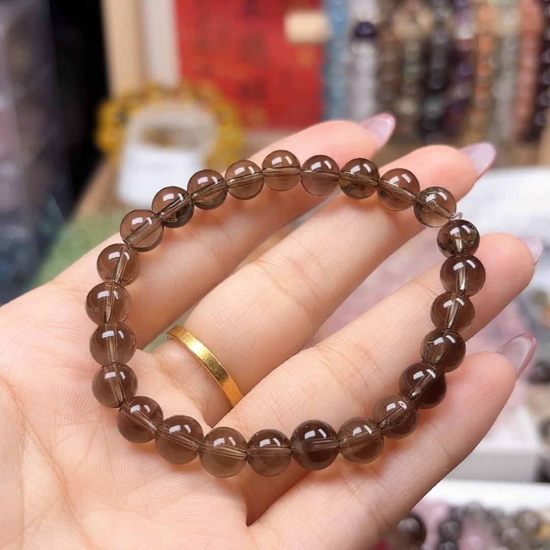 水晶手链未镶嵌茶晶7