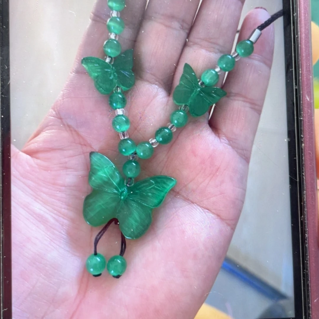 【闪购商品】未镶嵌岫玉颈饰51项链