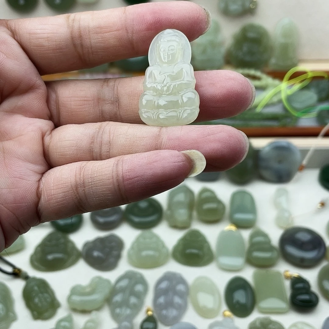 吊坠(不含链)未镶嵌和田玉