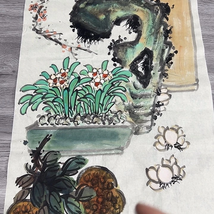 国画手绘国画作品欣赏8888