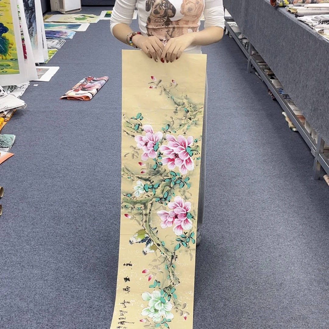 国画作品小姐姐放漏…
