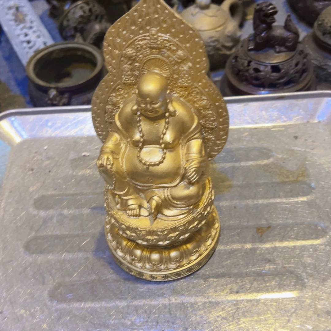 云***虎黄铜摆件工艺品黄铜