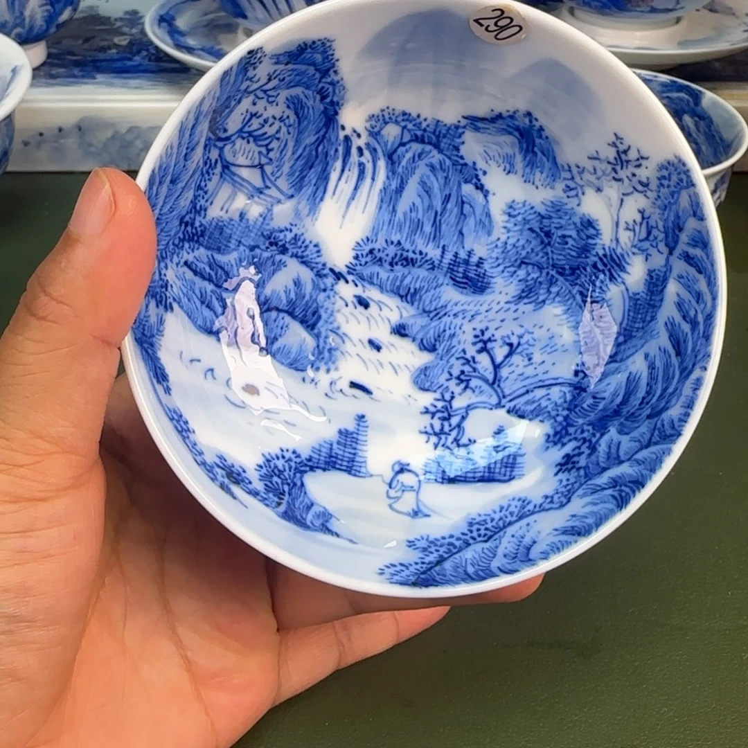 景德镇纯手绘茶具圆圆290