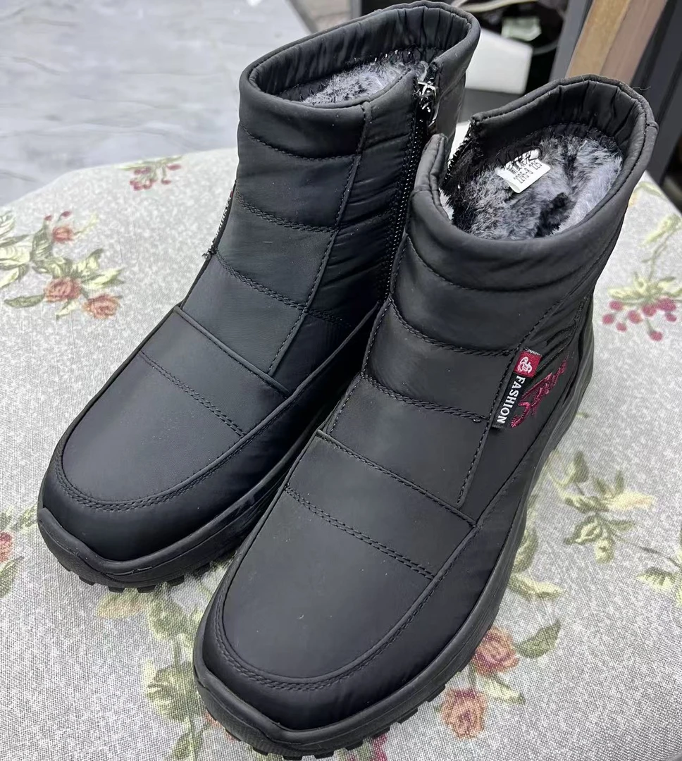 保暖冬季时尚雪地靴老年女士暖鞋高帮百搭时尚雪地靴