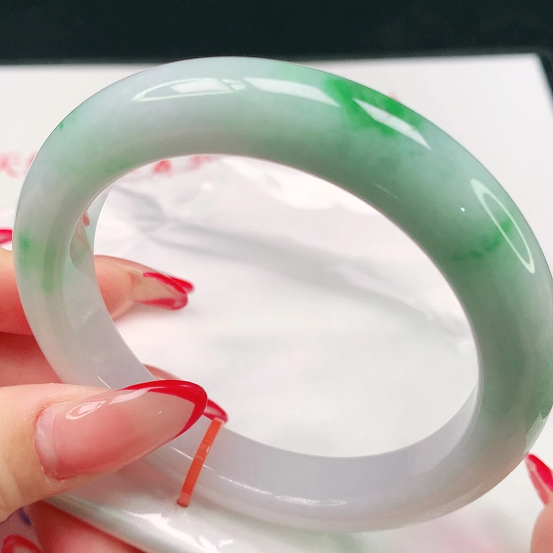 翡翠未镶嵌手镯天然翡翠1303