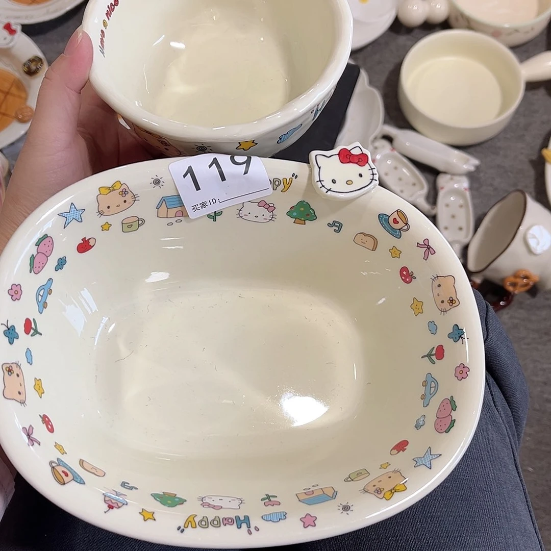 凯蒂猫2件套陶瓷餐具系列