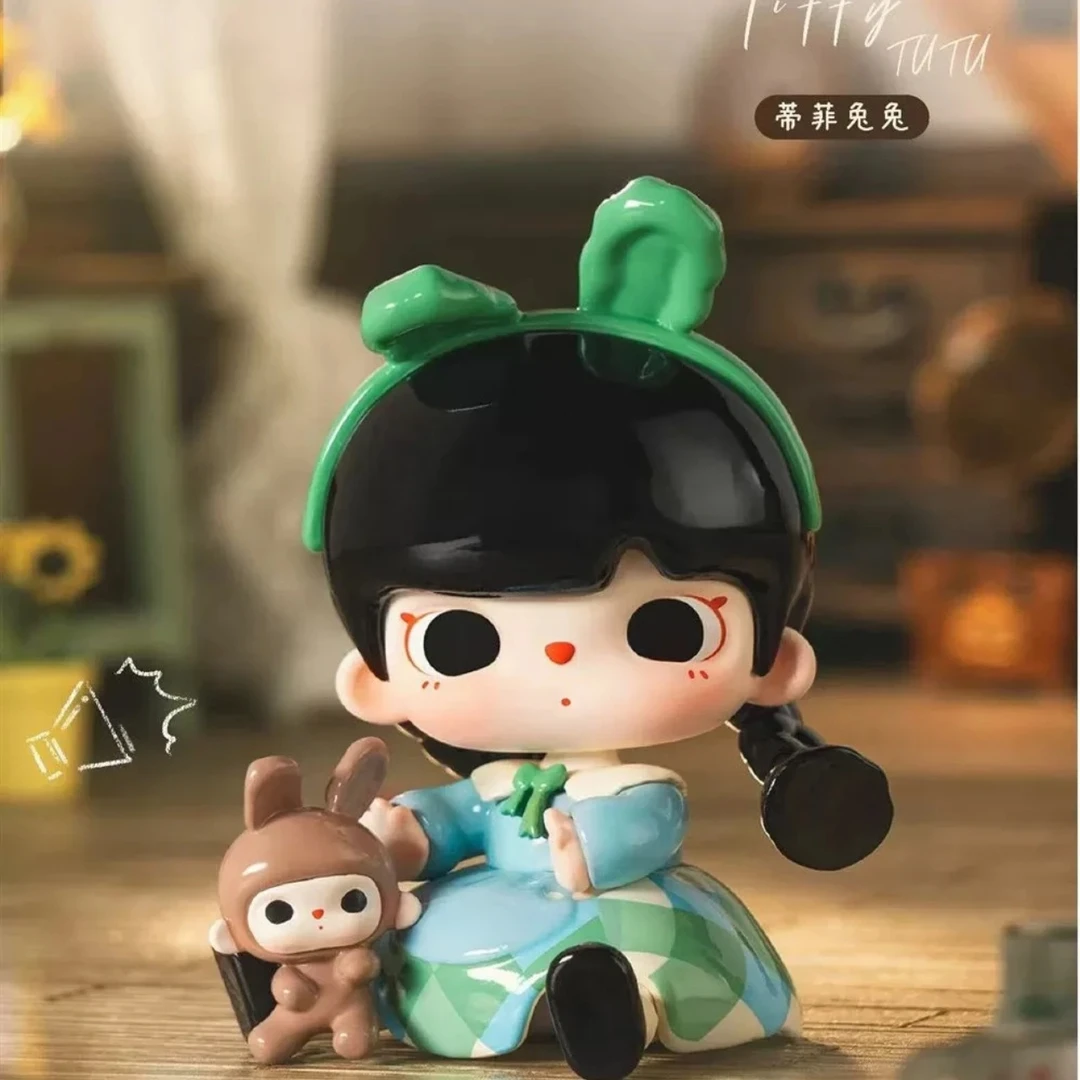 【拆盒】兔兔熊和她和她的小小世界可爱摆件