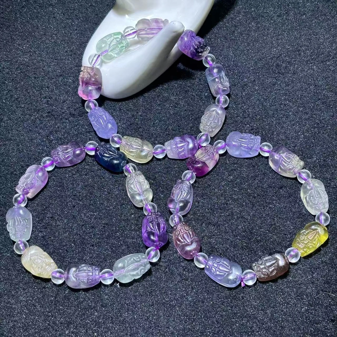 面面来财珠宝C3978-冰萤石貔貅手串-多样性发其一