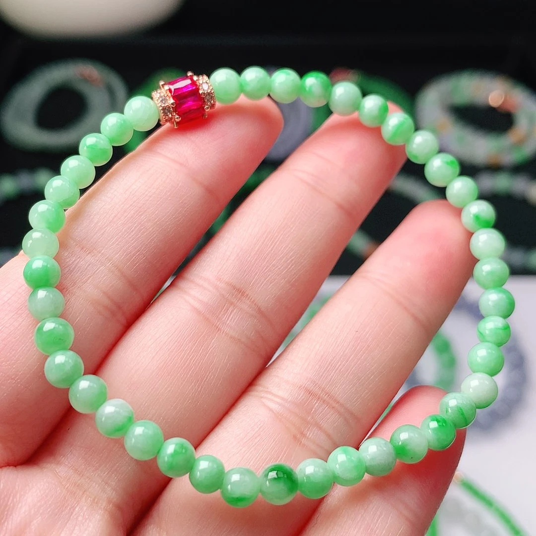 未镶嵌手链翡翠翡翠