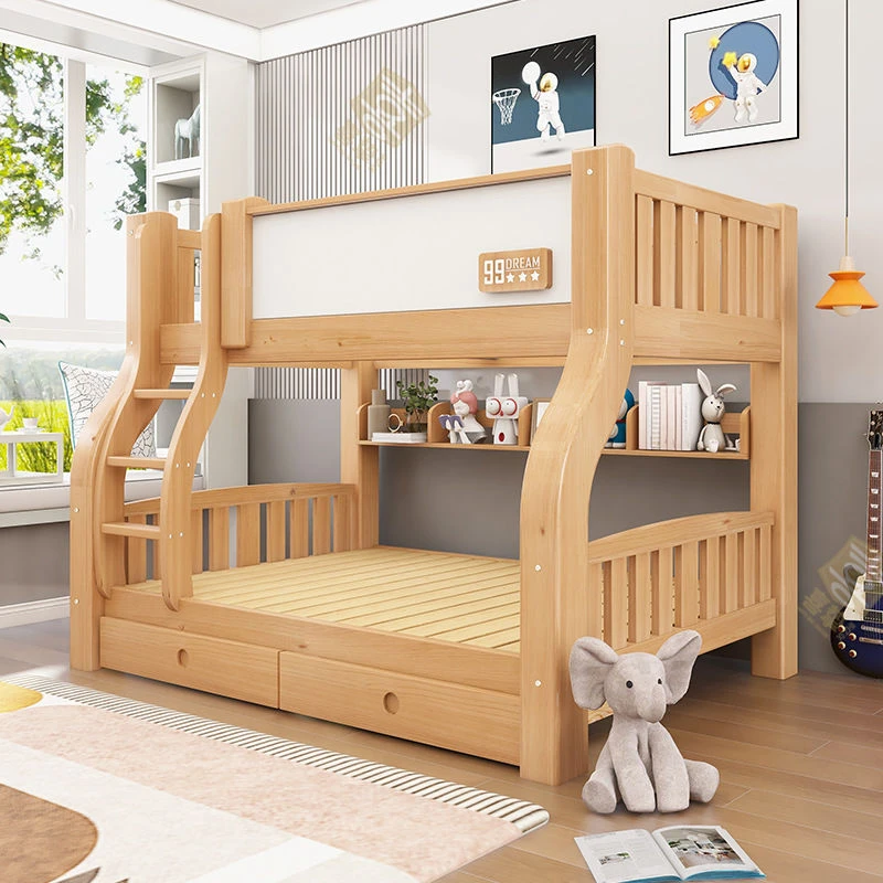 加厚简约实木子母床双层床儿童床成人母子床两层上下床成人高低床