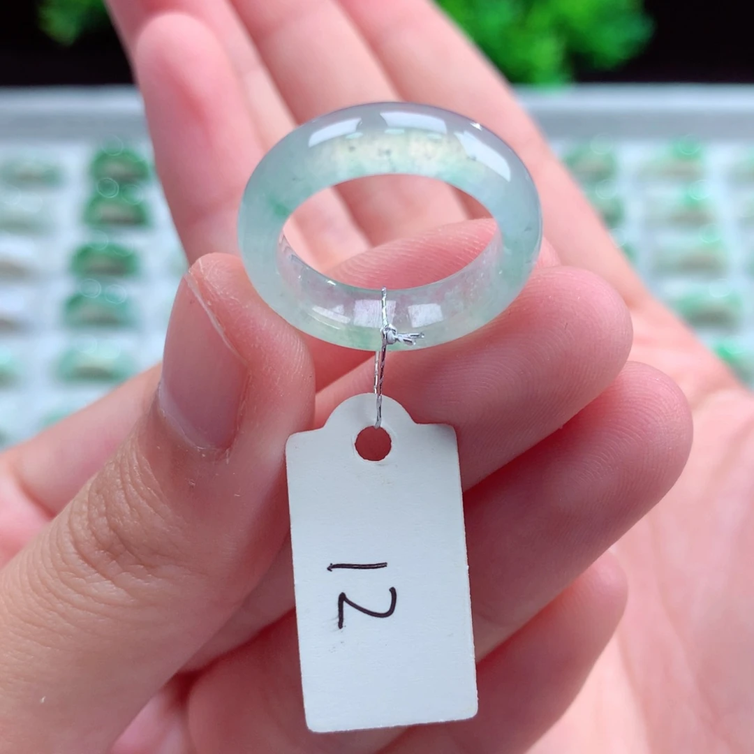 未镶嵌戒指翡翠天然