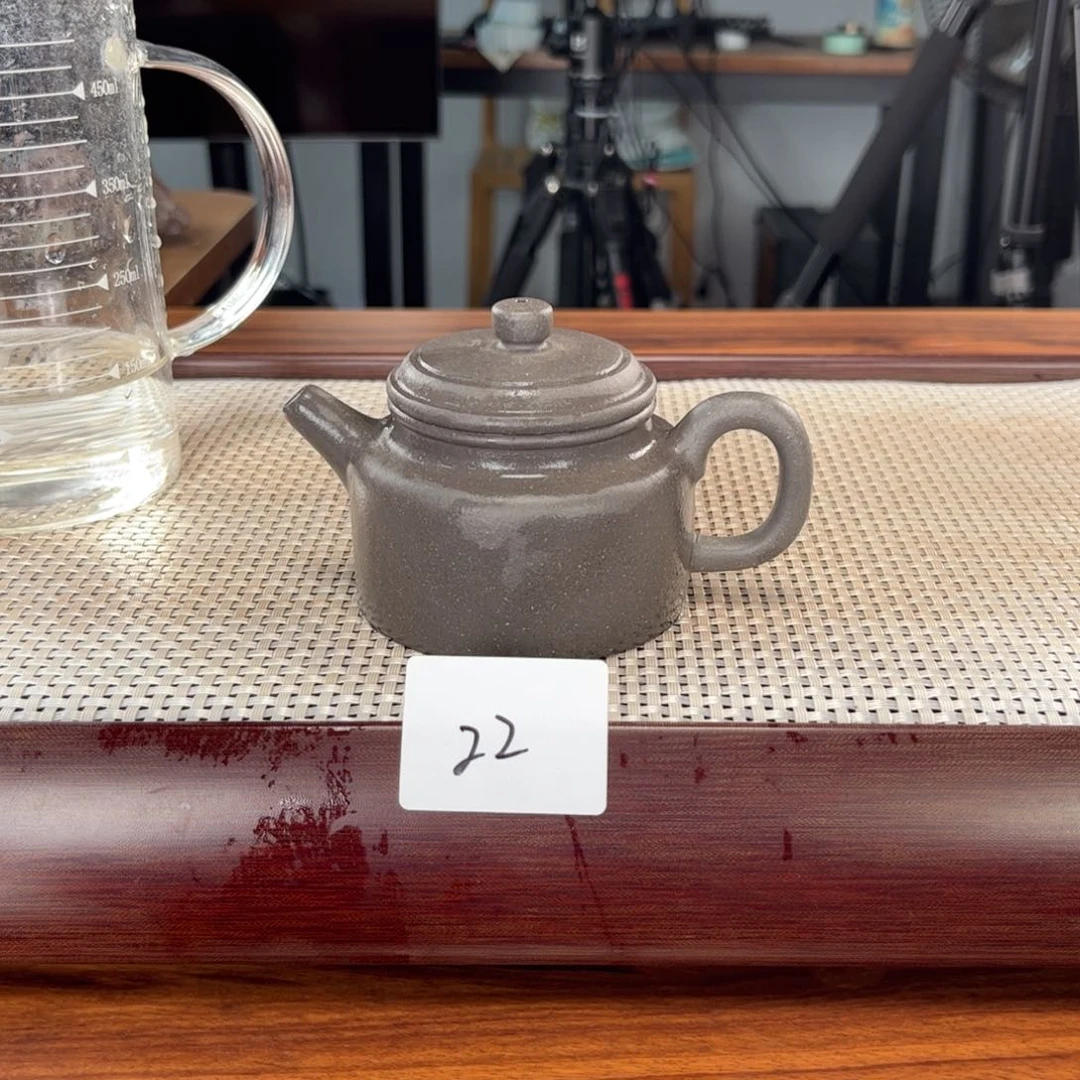 紫砂茶壶微瑕 1.30-22 天青 德中120