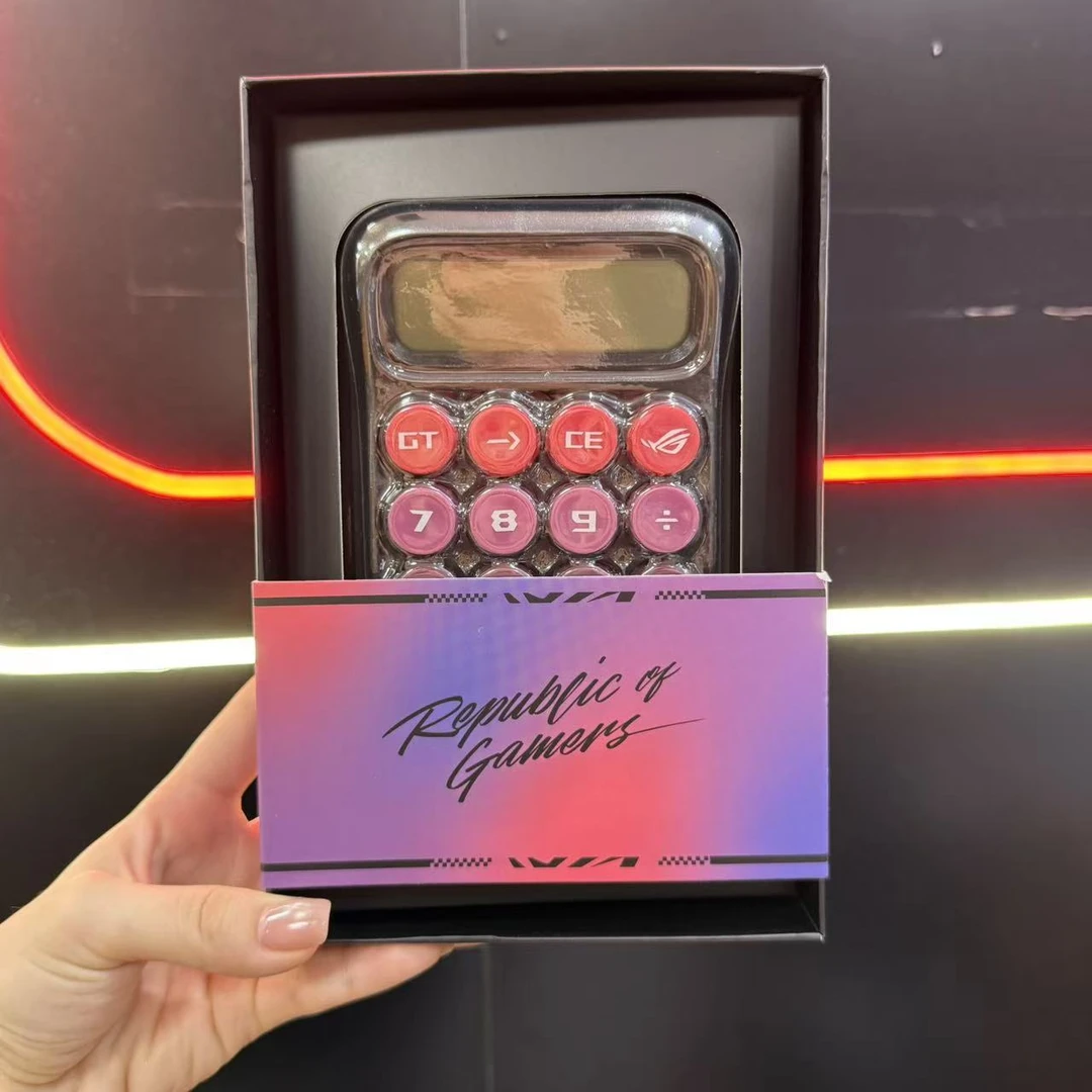 电脑周边摆件 ROG 计算器