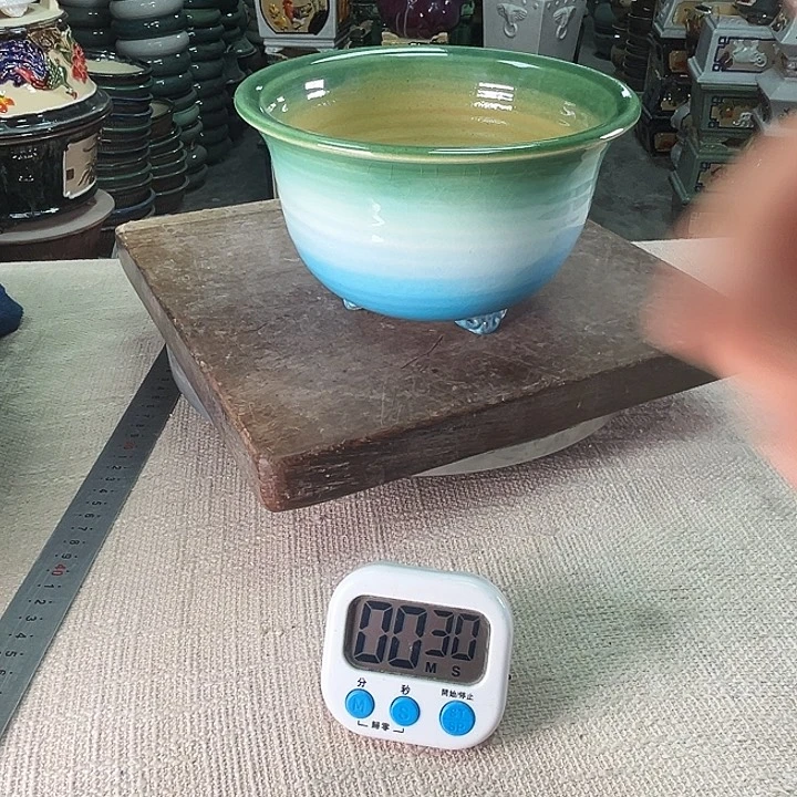 泳坤堂石湾盆王*陶瓷