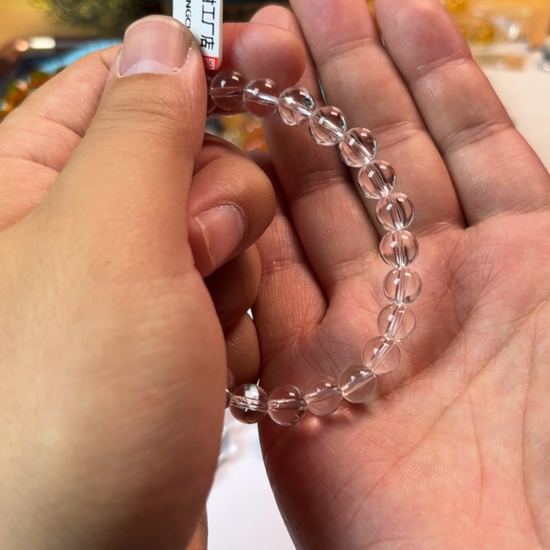 【闪购商品】水晶手链未镶嵌8圆珠手串
