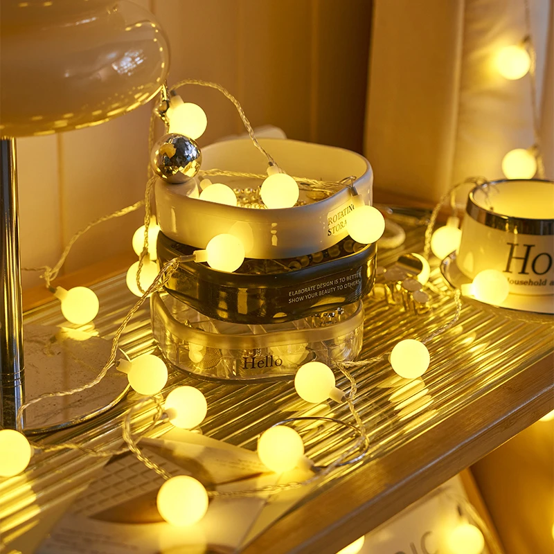 露营装饰灯生日氛围灯暖色小彩灯星星灯彩灯灯串满天星帐篷天幕灯