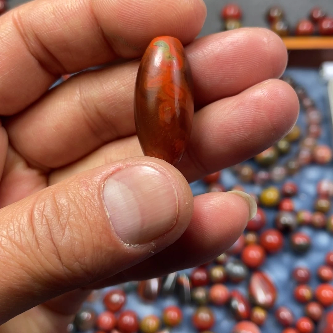 南红玛瑙合金南红原矿配珠