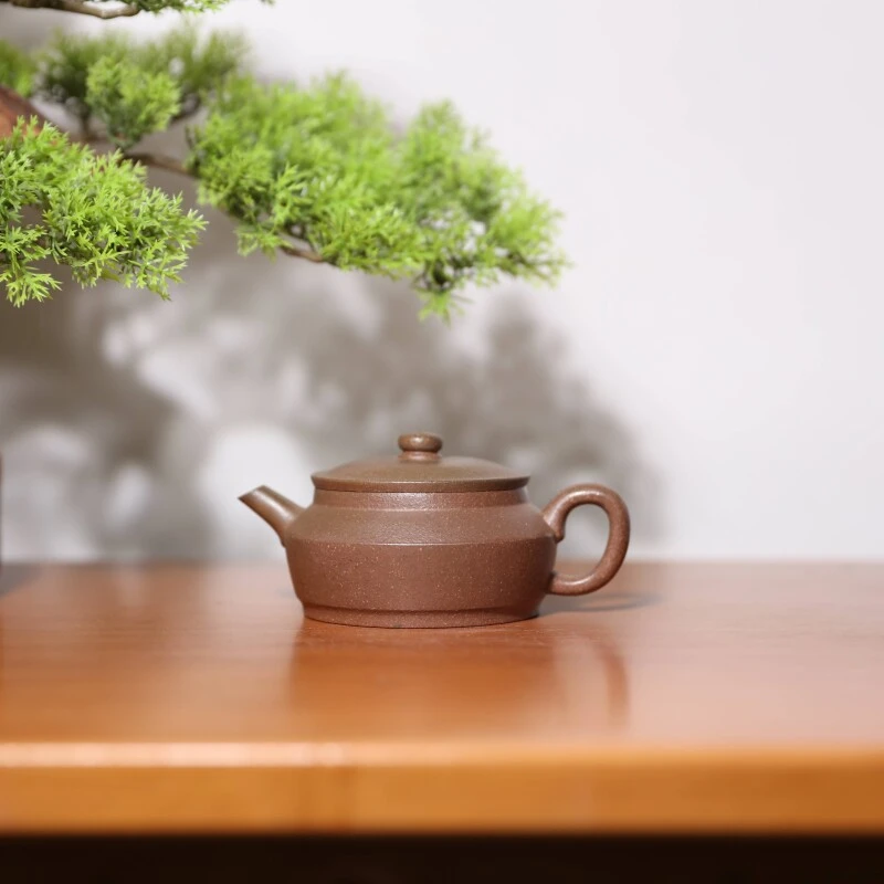 【前墅龙窑丨周盘】陈俊段泥约160CC紫砂壶