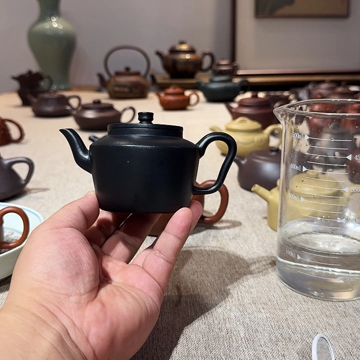 茶壶紫砂折肩宫灯160cc