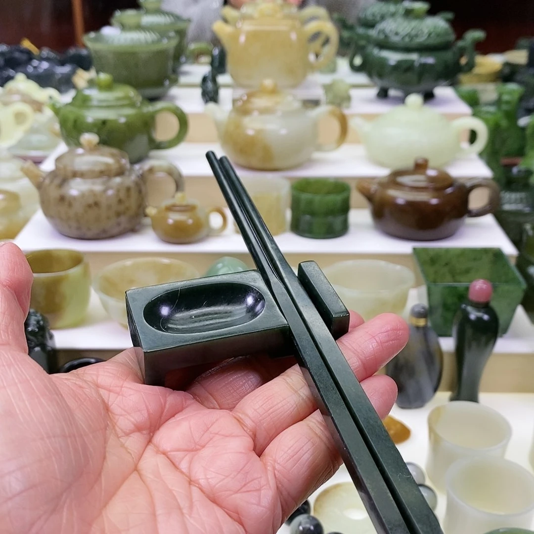 和田玉筷子未镶嵌