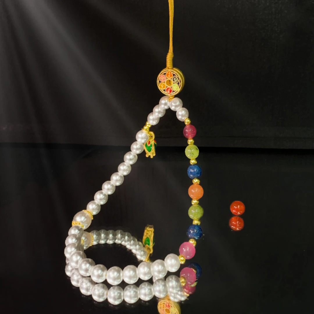 【陌玉精选】宠粉福利 手工防丢挂绳小众设计珠珠款手机挂饰礼物