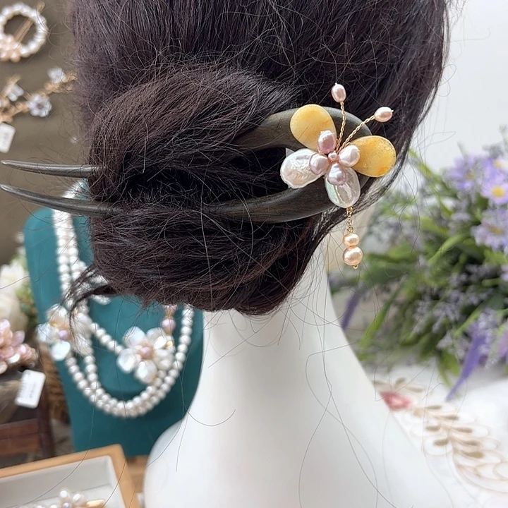 未镶嵌淡水珍珠发饰