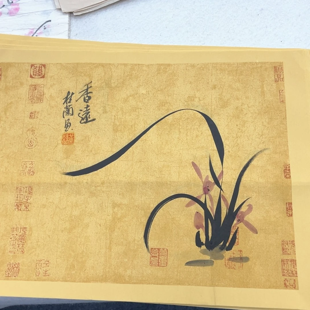 国画宣纸纯手绘字画