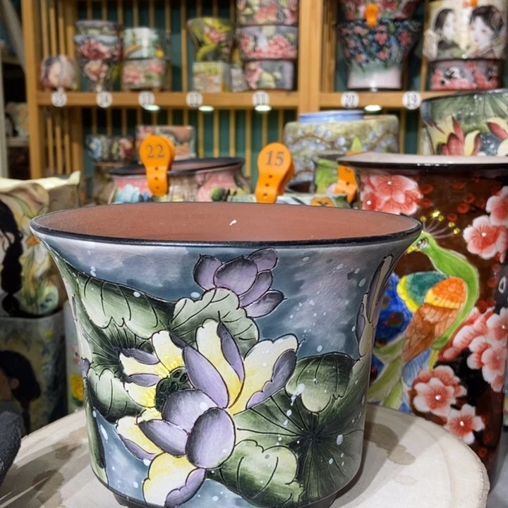 红陶景德镇艺术手绘作品