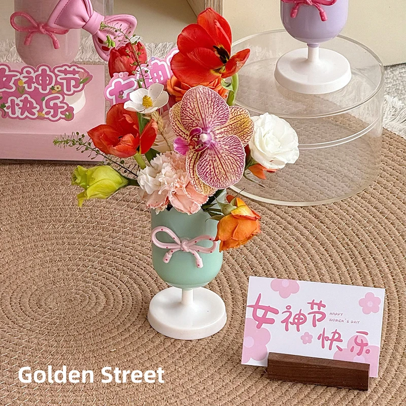 可爱卡通卡片空白留言小贺卡礼物礼盒装饰花束插花diy材料