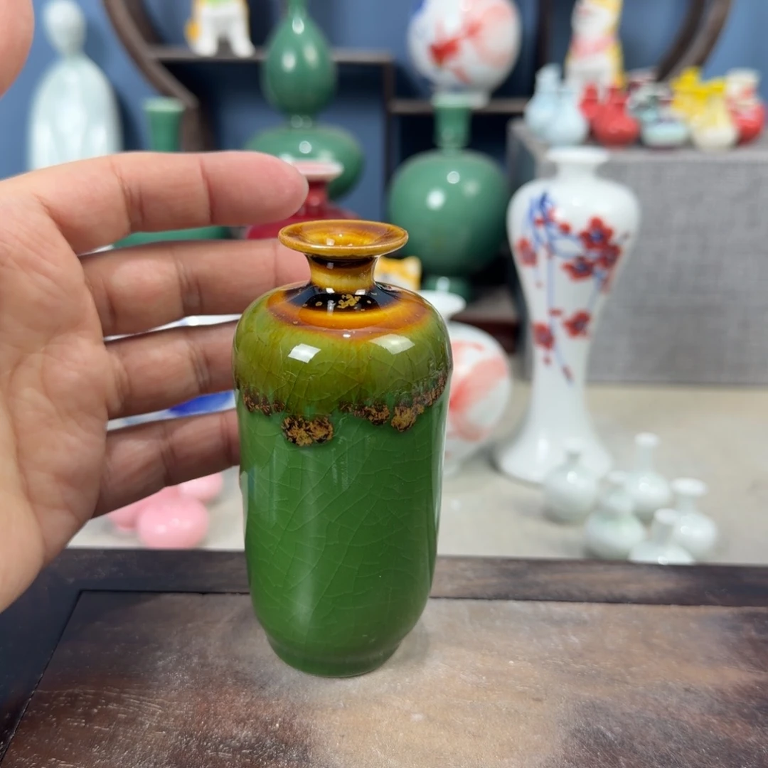 陶瓷手工小花器摆件