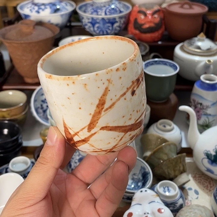 瓷片志野杯子一个不错的