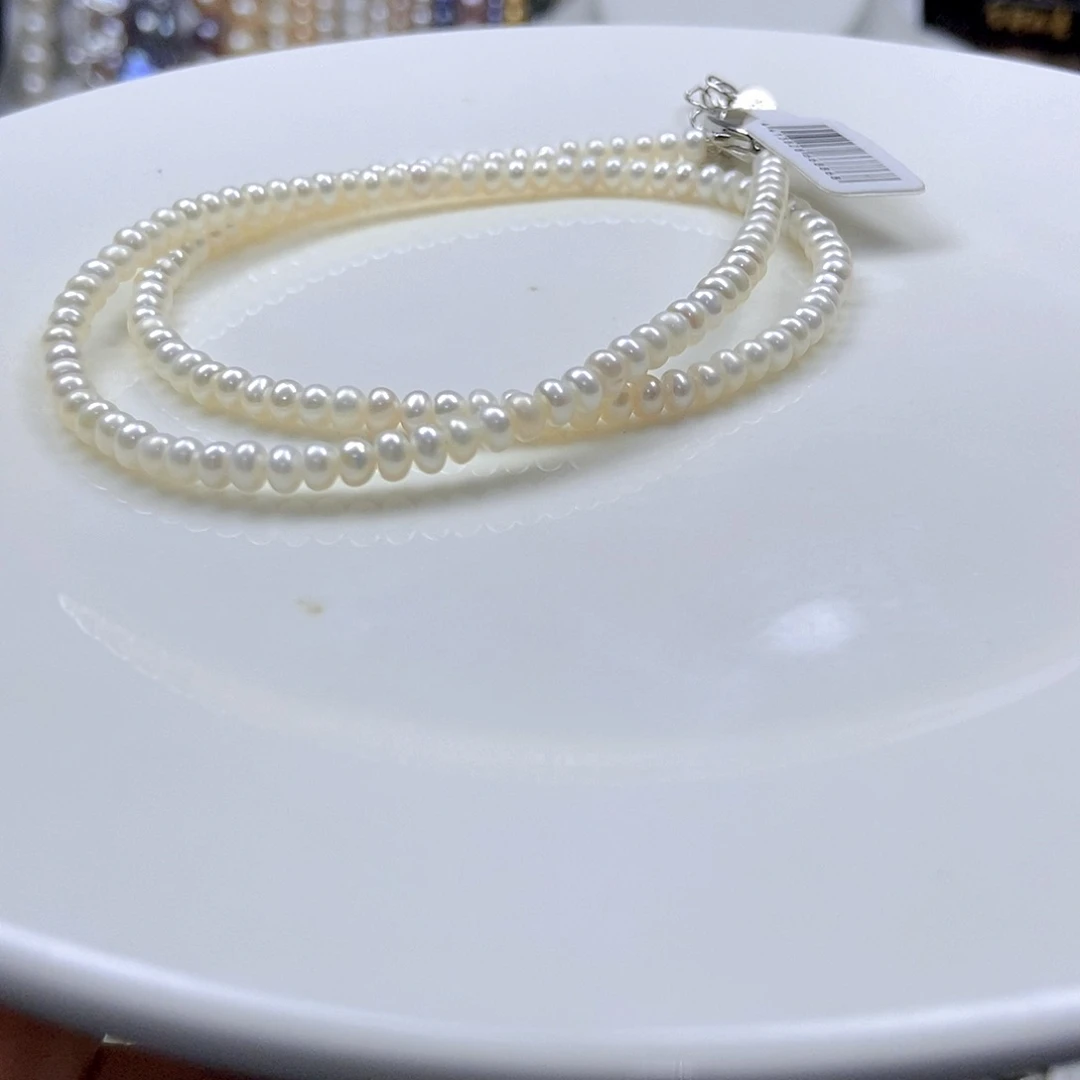 淡水珍珠合金颈饰