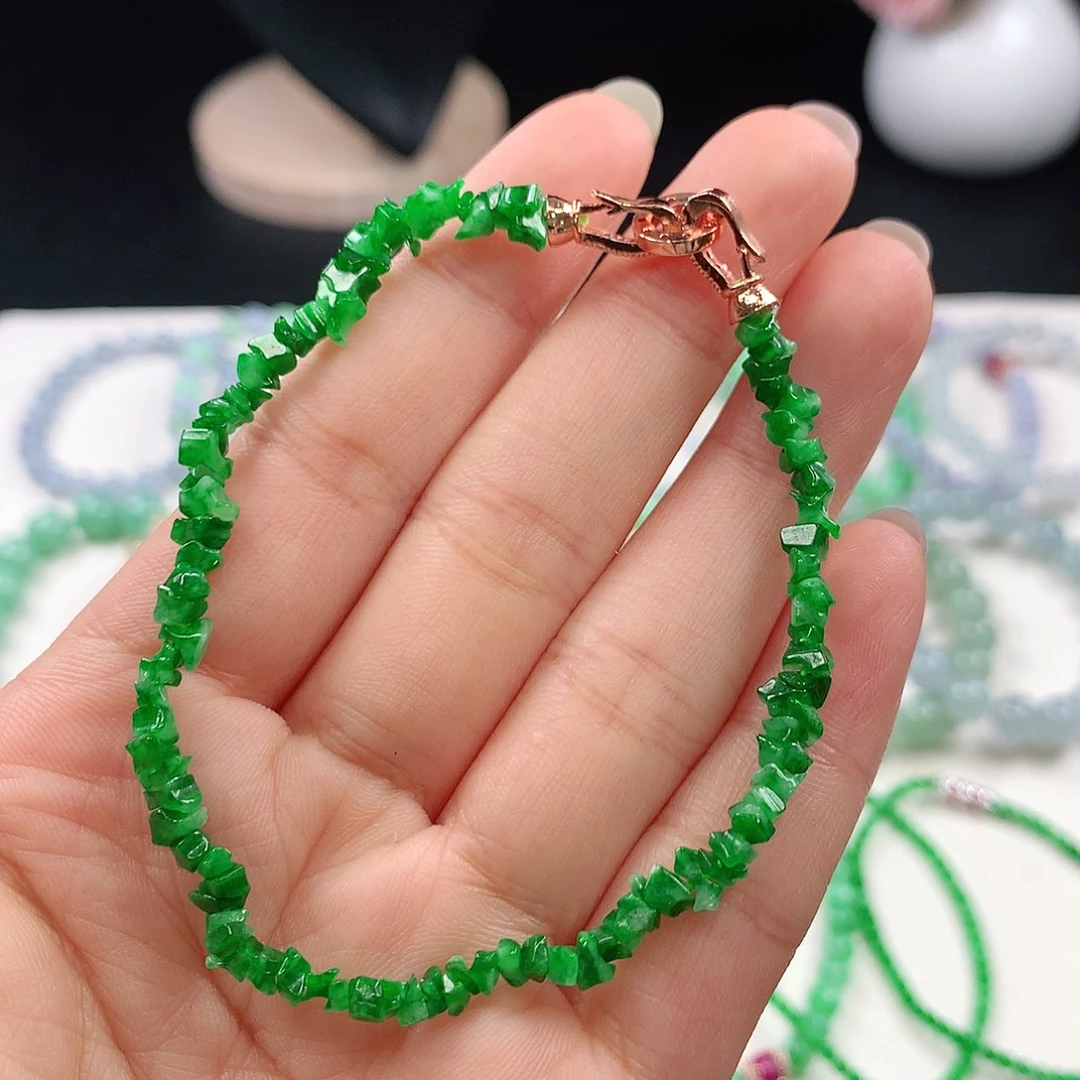 翡翠未镶嵌手链手链