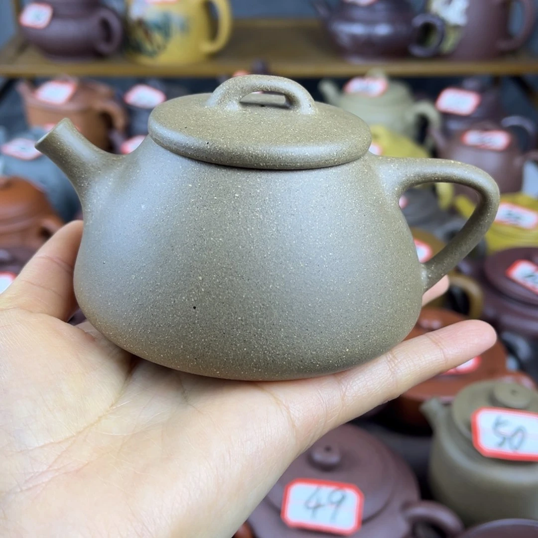 紫砂茶壶宜兴紫砂壶心舟石瓢