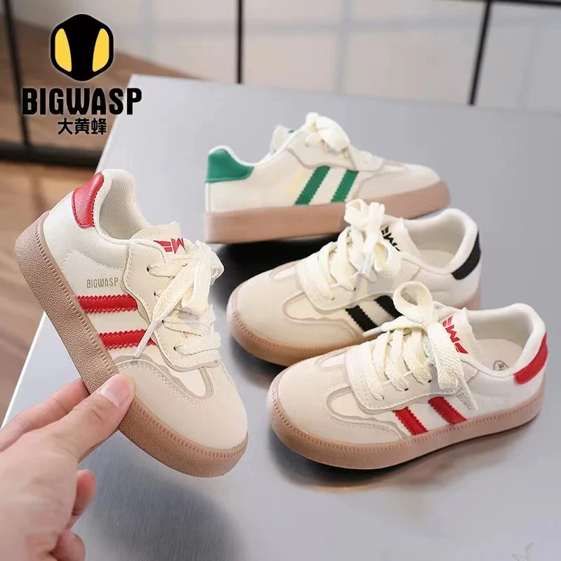 大黄蜂童鞋儿童德训鞋2025春秋新款男女童板鞋休闲运动鞋学生鞋子